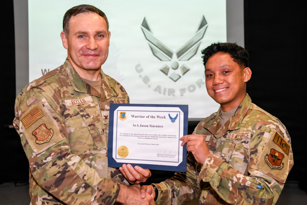 Warrior of the Week SrA Siacunco