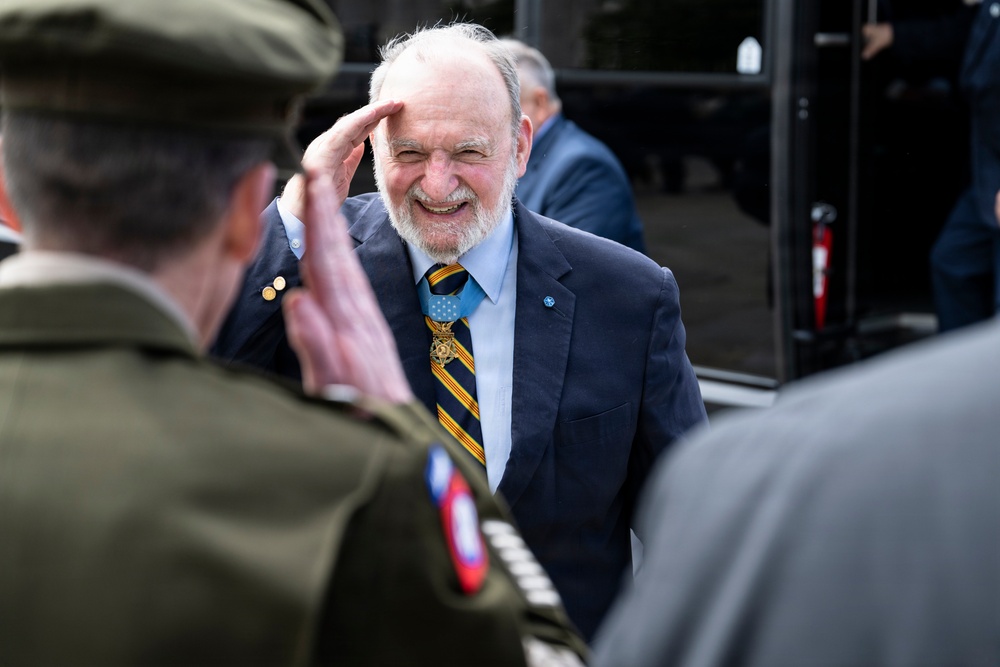 Medal of Honor Recipients Visit Arlington National Cemetery for National Medal of Honor Day