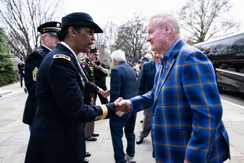 Medal of Honor Recipients Visit Arlington National Cemetery for National Medal of Honor Day