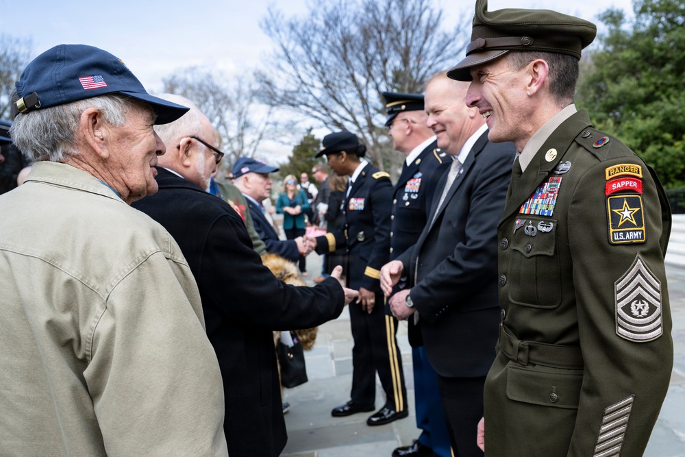 Medal of Honor Recipients Visit Arlington National Cemetery for National Medal of Honor Day