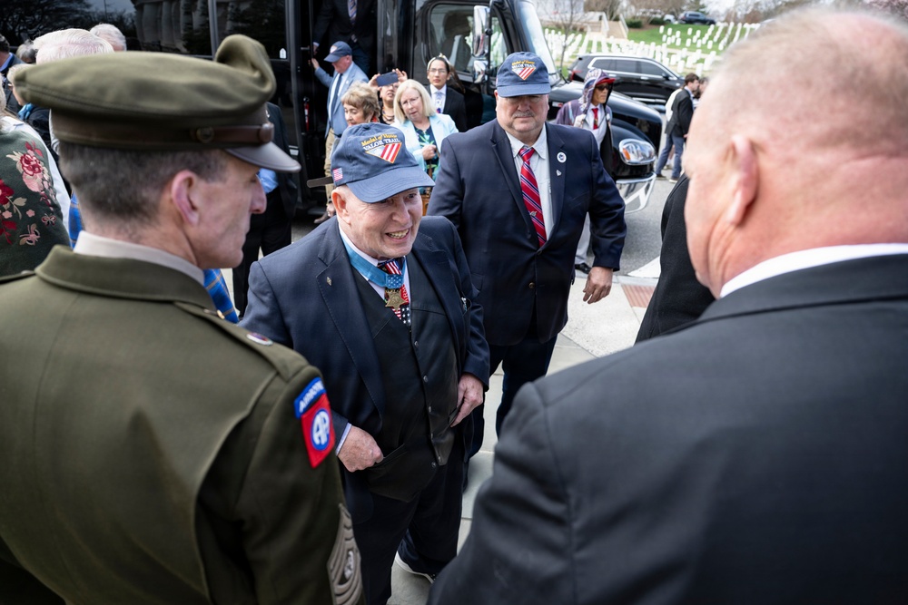 Medal of Honor Recipients Visit Arlington National Cemetery for National Medal of Honor Day