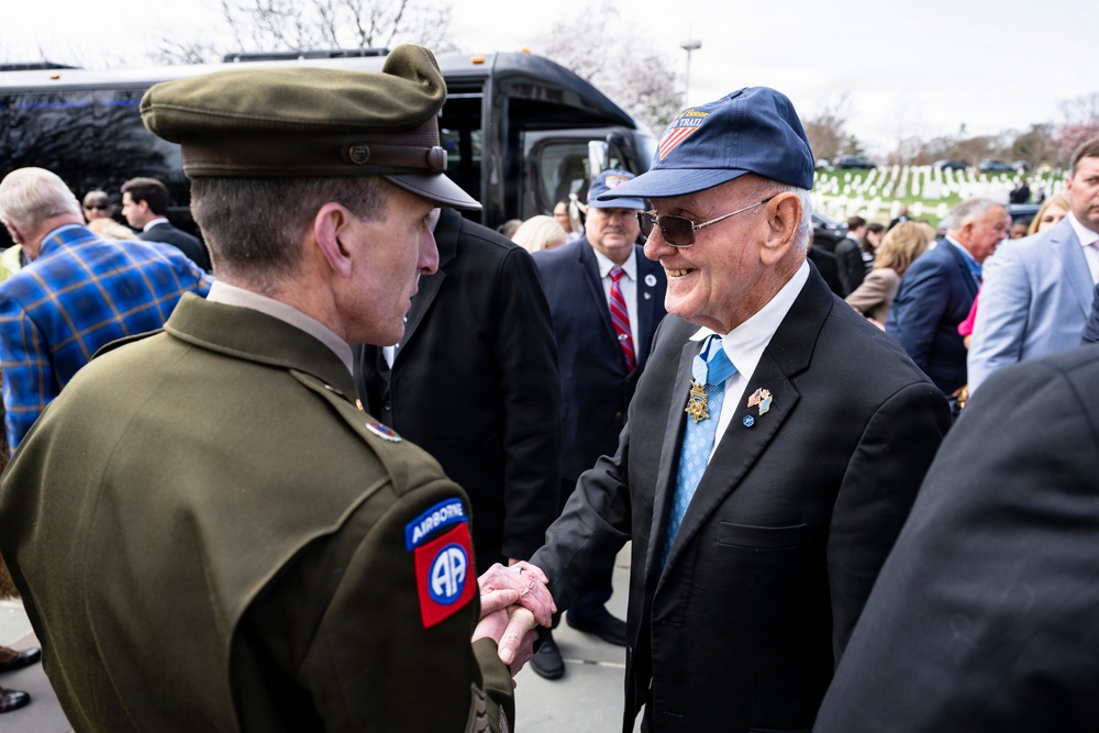 Medal of Honor Recipients Visit Arlington National Cemetery for National Medal of Honor Day