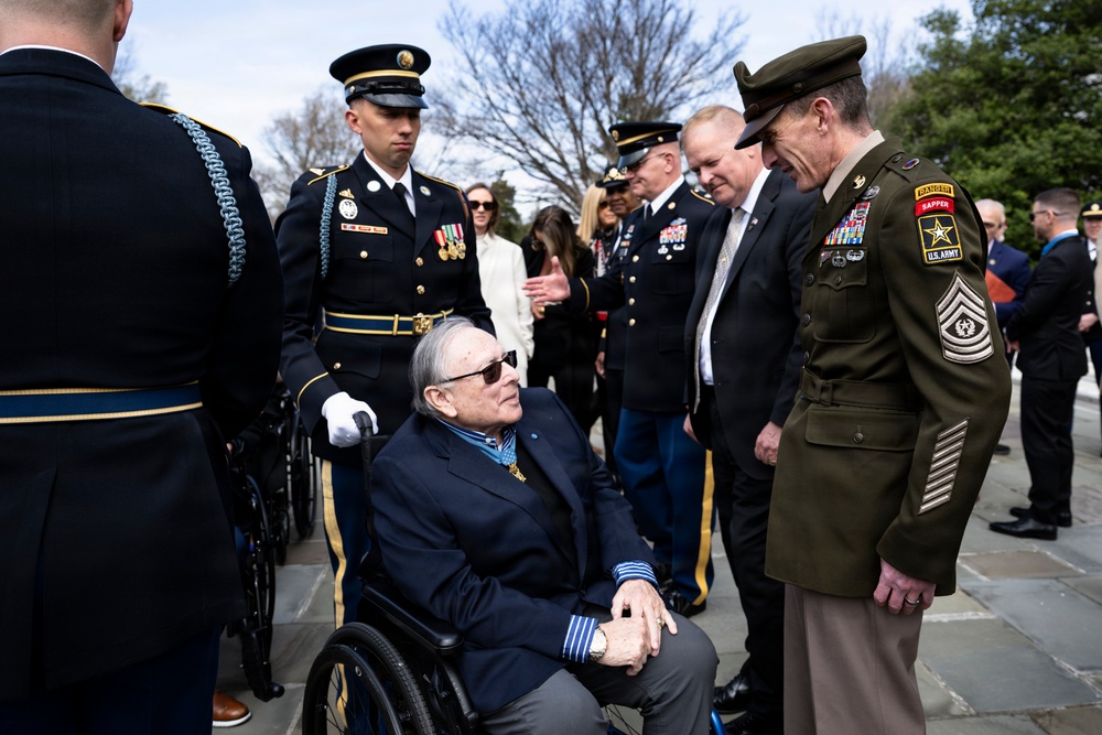 Medal of Honor Recipients Visit Arlington National Cemetery for National Medal of Honor Day