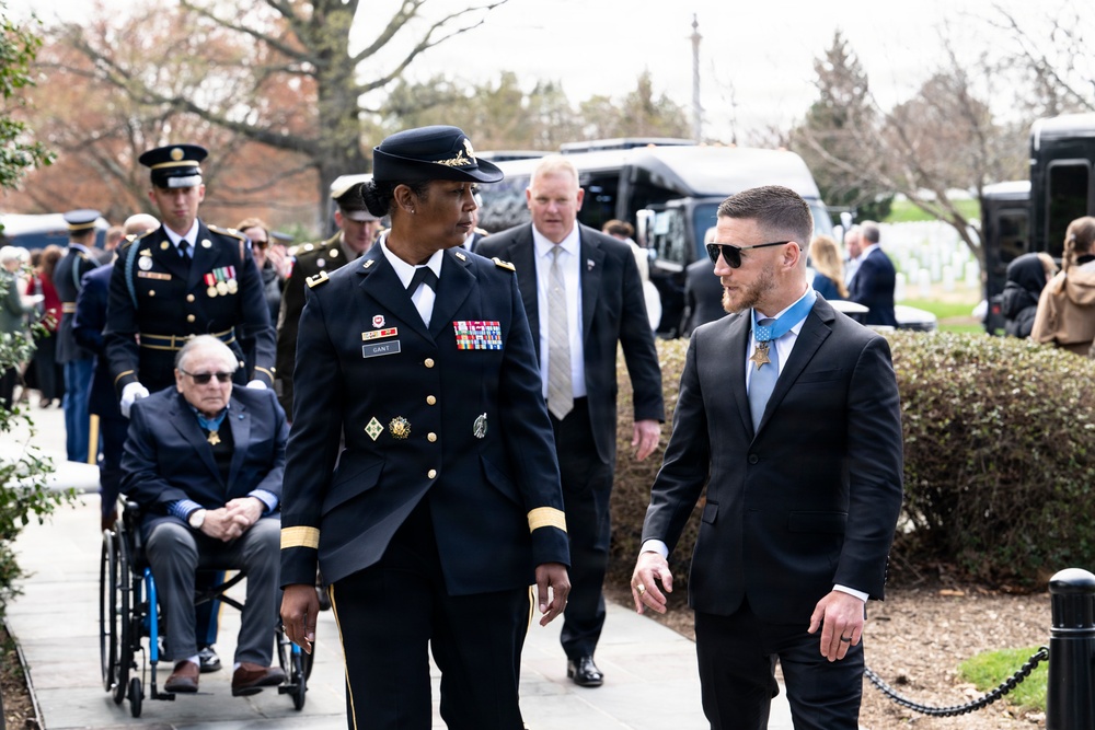Medal of Honor Recipients Visit Arlington National Cemetery for National Medal of Honor Day