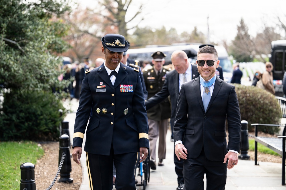 Medal of Honor Recipients Visit Arlington National Cemetery for National Medal of Honor Day