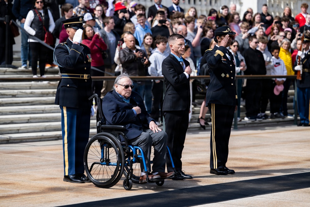 Medal of Honor Recipients Visit Arlington National Cemetery for National Medal of Honor Day
