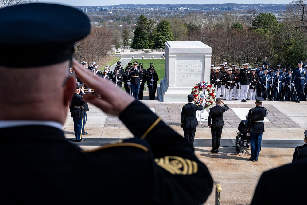 Medal of Honor Recipients Visit Arlington National Cemetery for National Medal of Honor Day