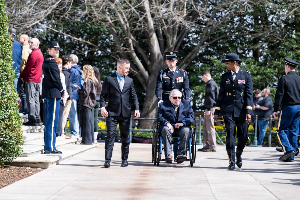 Medal of Honor Recipients Visit Arlington National Cemetery for National Medal of Honor Day