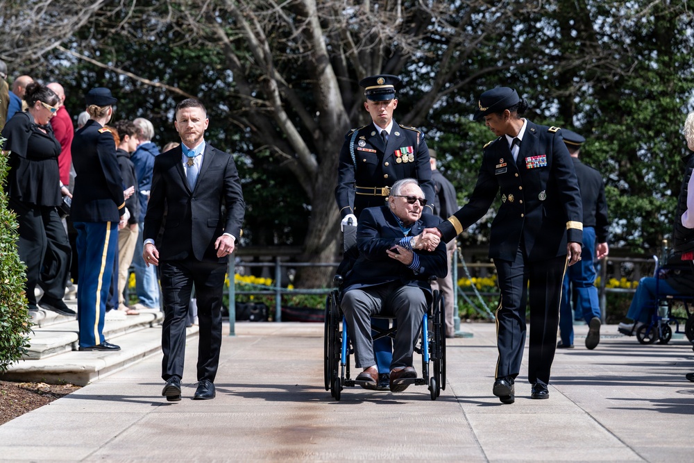 Medal of Honor Recipients Visit Arlington National Cemetery for National Medal of Honor Day