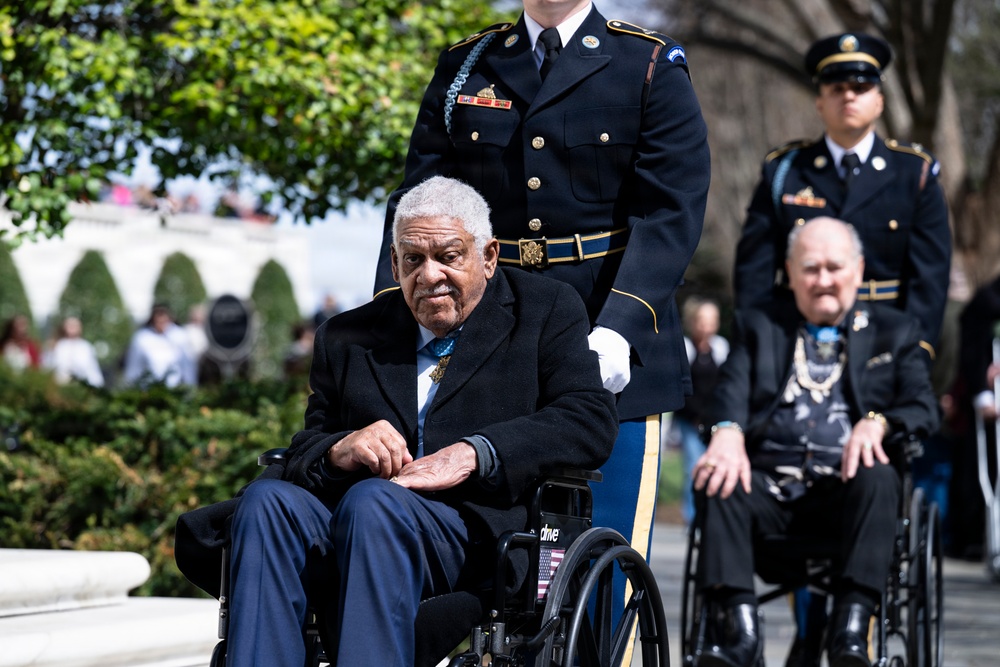 Medal of Honor Recipients Visit Arlington National Cemetery for National Medal of Honor Day