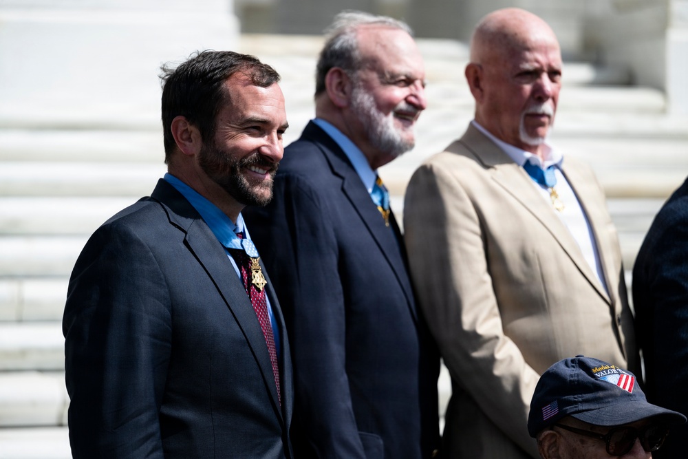 Medal of Honor Recipients Visit Arlington National Cemetery for National Medal of Honor Day