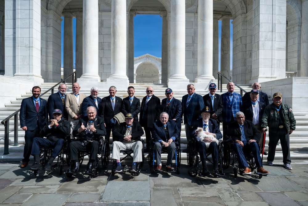 Medal of Honor Recipients Visit Arlington National Cemetery for National Medal of Honor Day