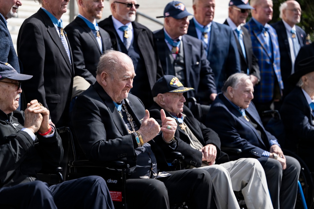 Medal of Honor Recipients Visit Arlington National Cemetery for National Medal of Honor Day