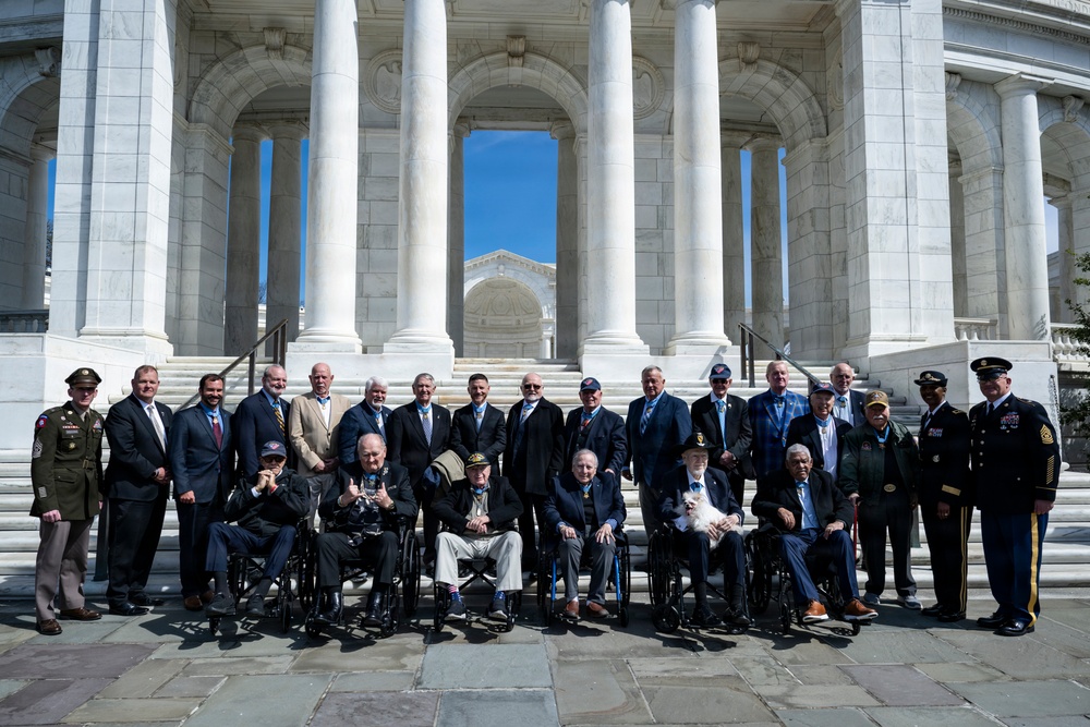 Medal of Honor Recipients Visit Arlington National Cemetery for National Medal of Honor Day