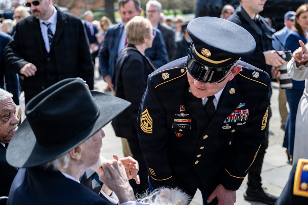 Medal of Honor Recipients Visit Arlington National Cemetery for National Medal of Honor Day