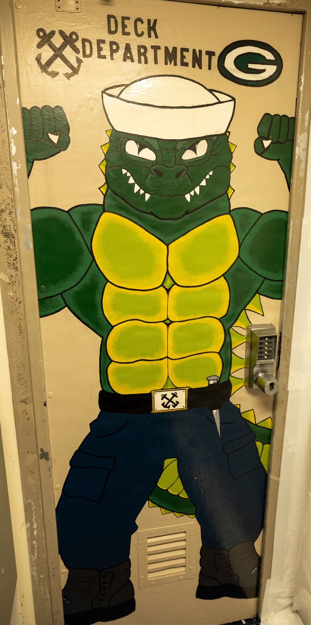 USS Green Bay Door Preservation