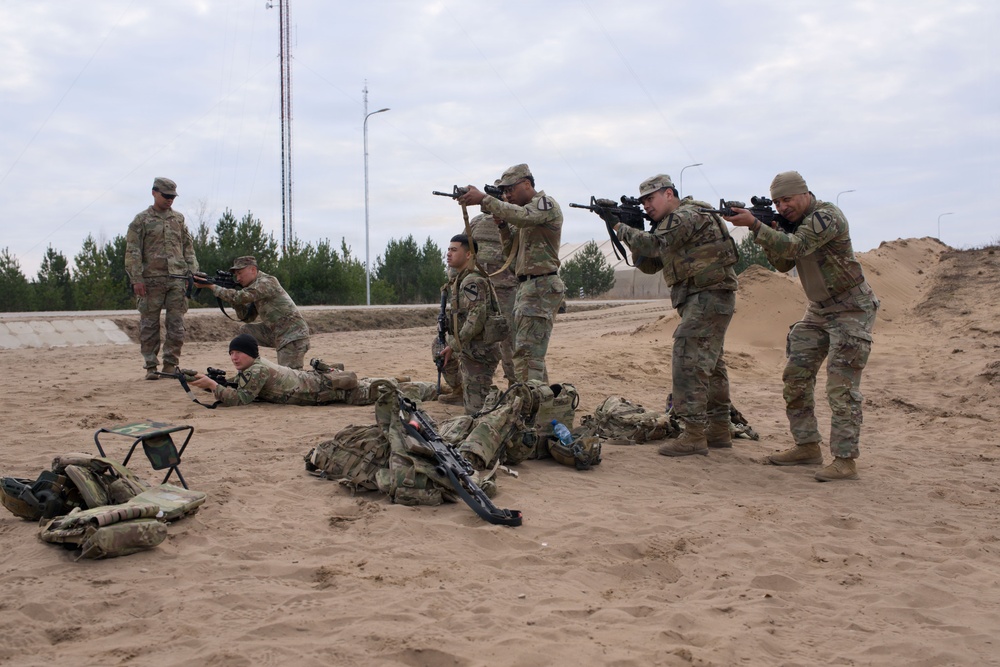 1-12 Cav participates in Schützenschnur weapon qualification in Lithuania