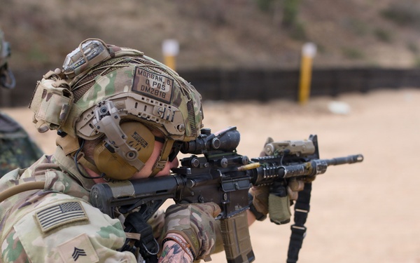 1-12 Cav participates in Schützenschnur weapon qualification in Lithuania