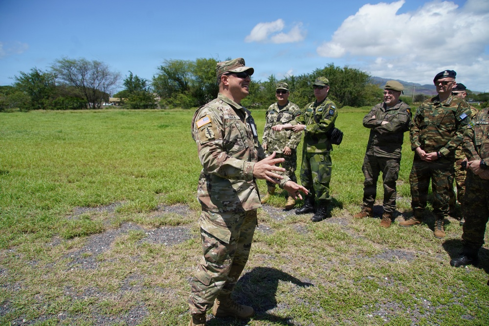 Hawaii National Guard hosts Foreign Attaches
