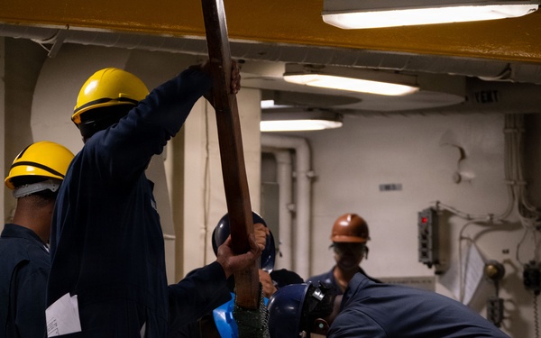 Boxer Conducts Anchor Testing