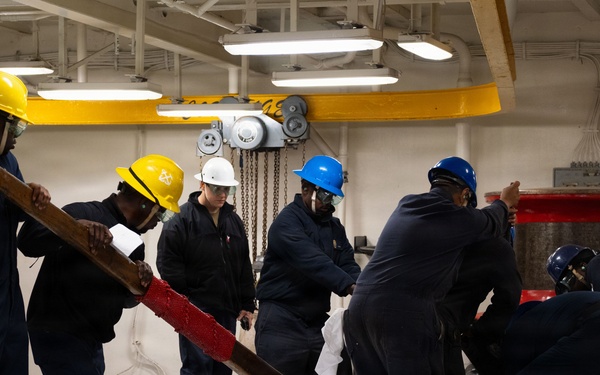 Boxer Conducts Anchor Testing