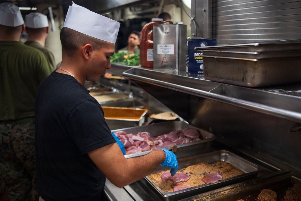 Boxer Galley Serves Lunch
