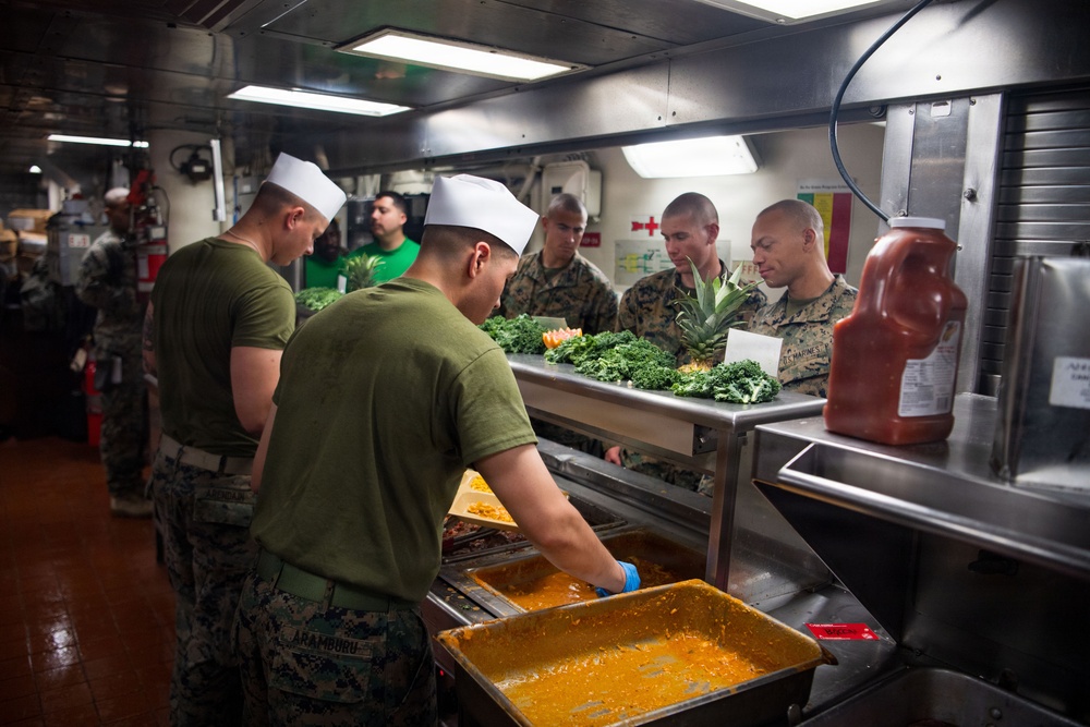 Boxer Galley Serves Lunch