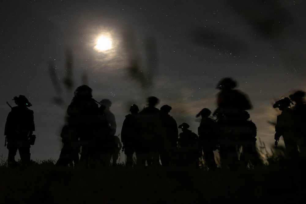 Raid Leaders Course 26-1 Contingency and Night Raid Training