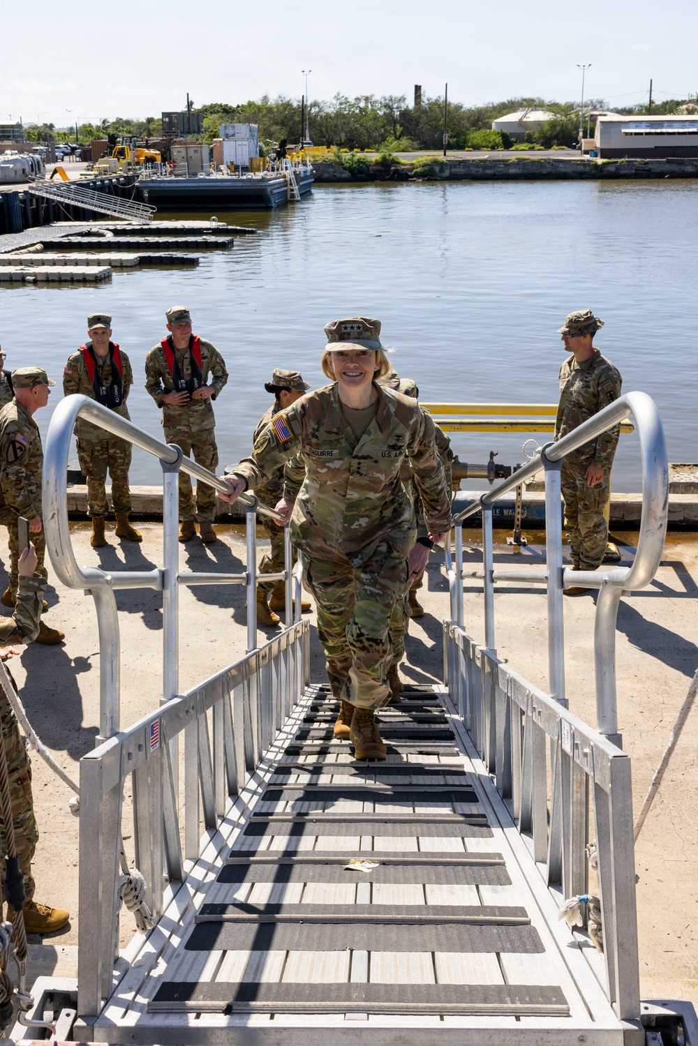 Lt. Gen. Izaguirre observes littoral medical training aboard MSV(L)-01