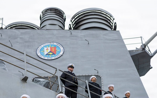 USS Donald Cook (DDG 75) Departs for Deployment