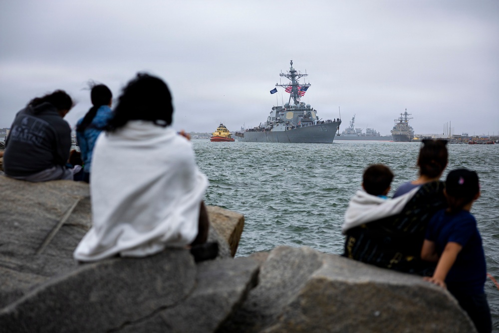 USS Donald Cook (DDG 75) Departs for Deployment
