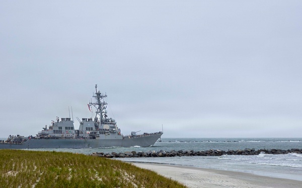 USS Donald Cook (DDG 75) Departs for Deployment
