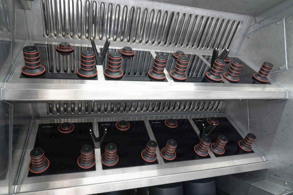 Autonomous system stove burners on display