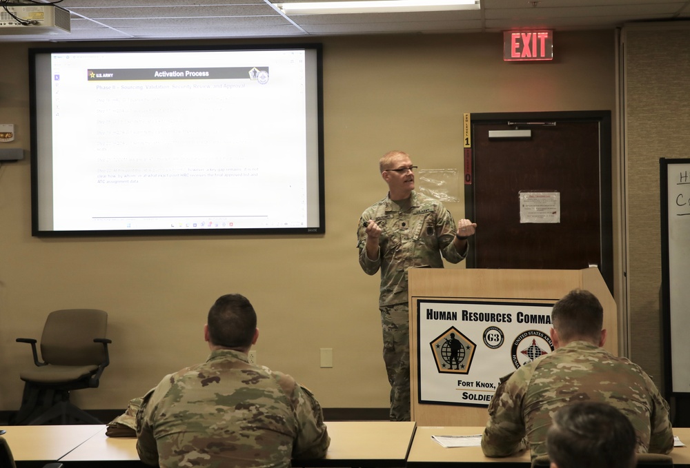 HRC Conducts Mobilization Exercise to Strengthen Readiness