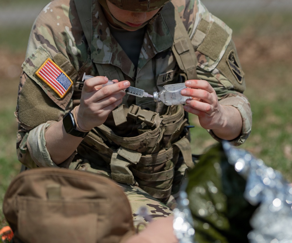Tennessee National Guard medics conduct trauma validation during 68W recertification
