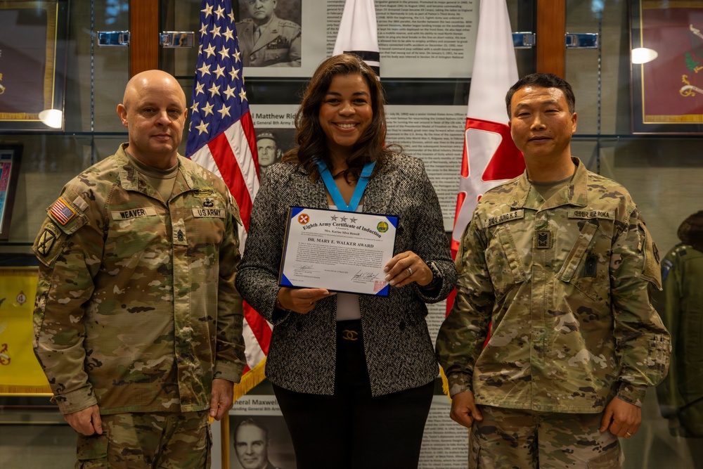 Eighth Army Sergeant Audie Murphy, Dr. Mary E. Walker, Gen. Paik Award and Induction Ceremony