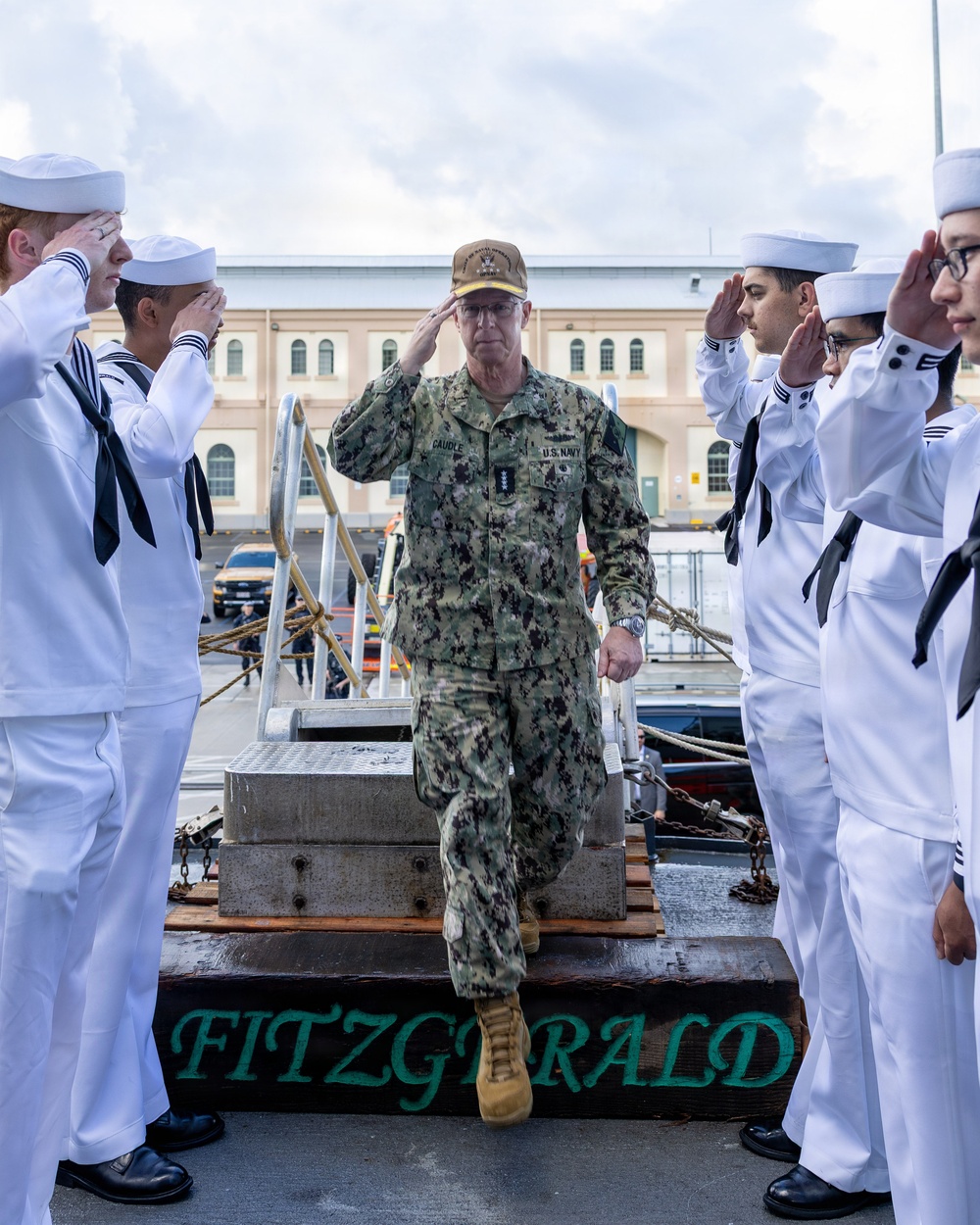 Chief of Naval Operations Visits USS Fitzgerald During Exercise Kakadu 2026