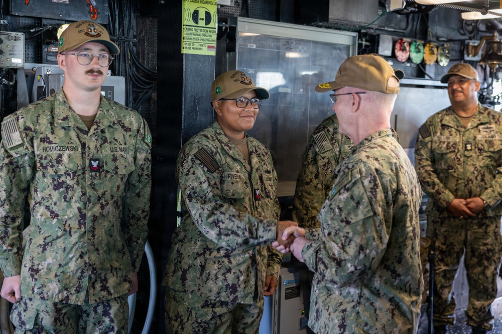 Chief of Naval Operations Visits USS Fitzgerald During Exercise Kakadu 2026