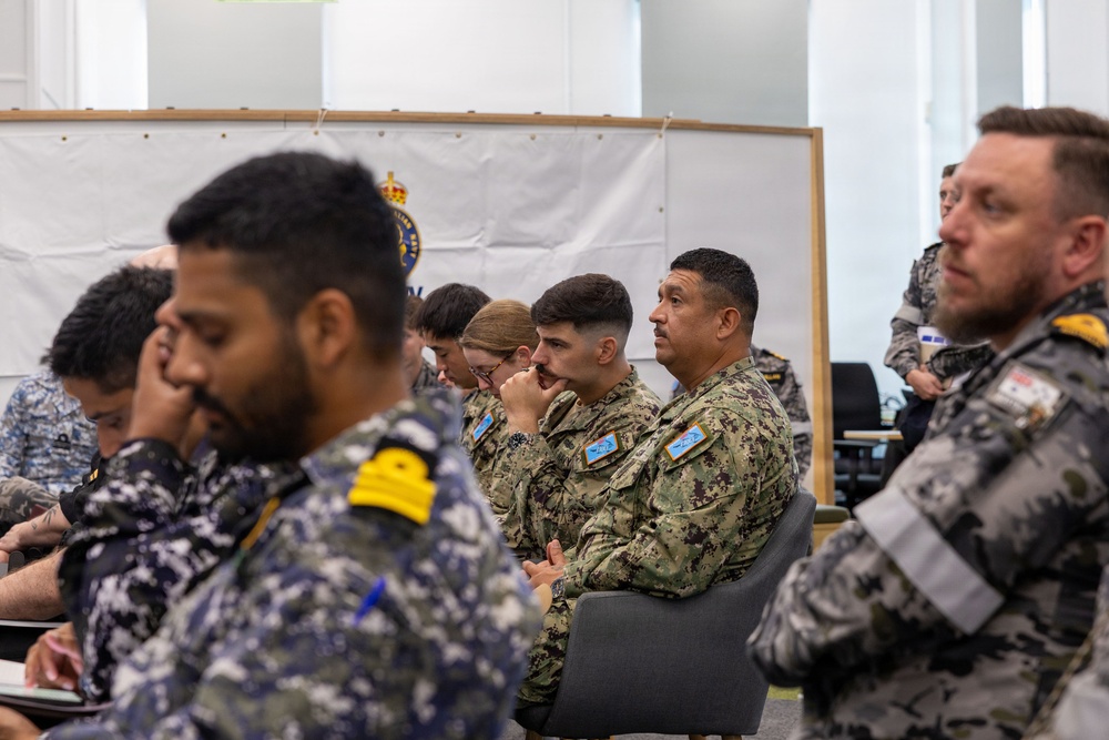 USS Fitzgerald leadership attends Exercise Kakadu 2026 briefs