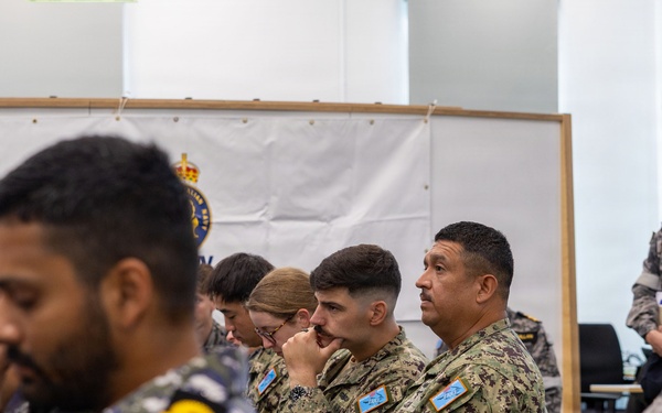 USS Fitzgerald leadership attends Exercise Kakadu 2026 briefs