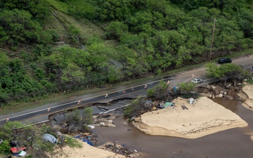 Army Black Hawk Crew Documents Storm-Damaged Infrastructure