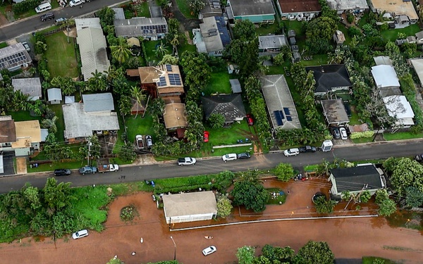 Army Black Hawk Crew Documents Storm-Damaged Infrastructure