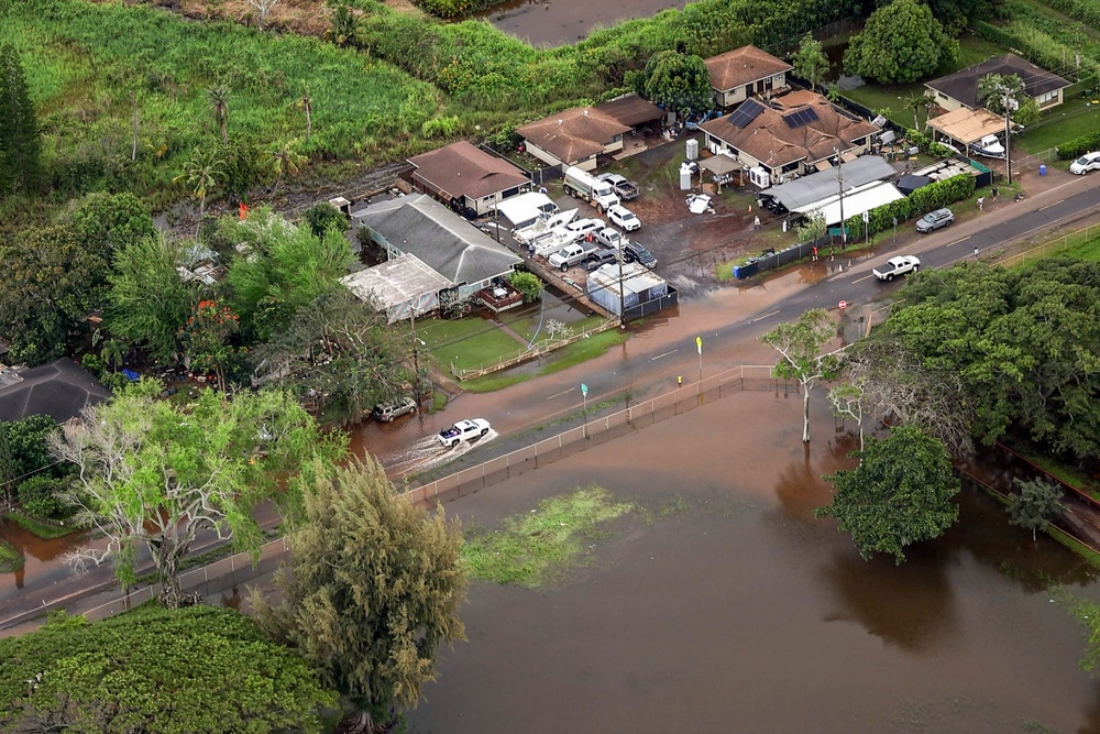 Army Black Hawk Crew Documents Storm-Damaged Infrastructure