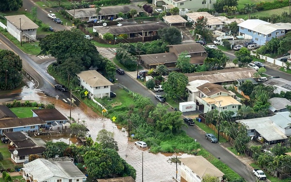 Army Black Hawk Crew Documents Storm-Damaged Infrastructure