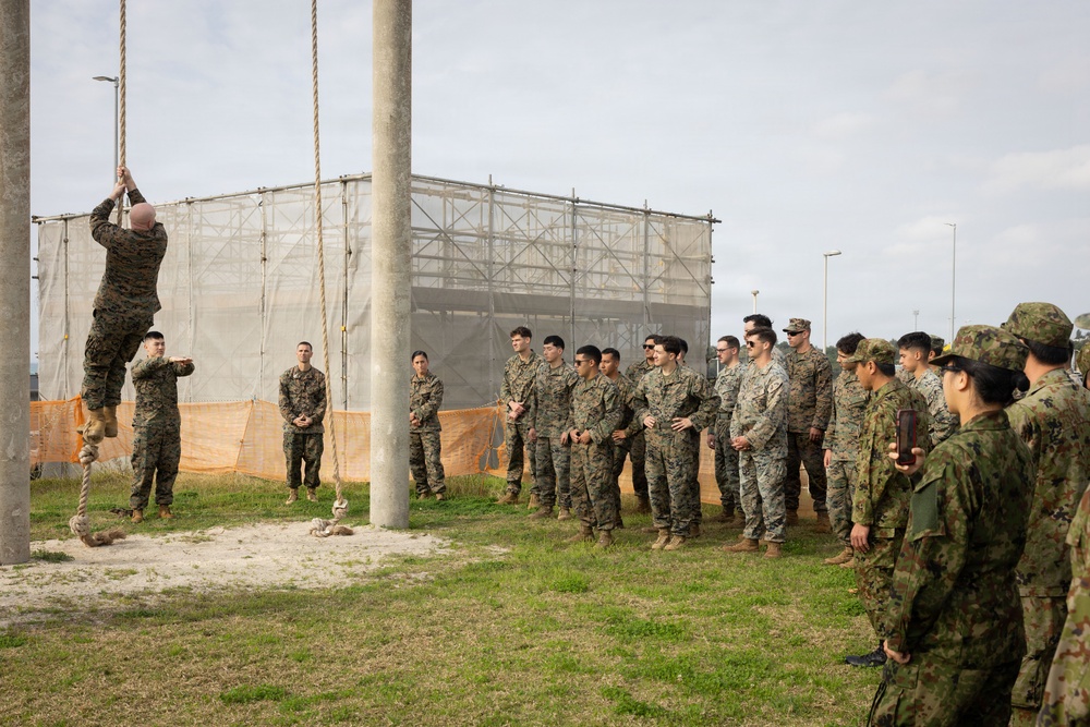 4th Marine Regiment Bilateral NCO Seminar PT