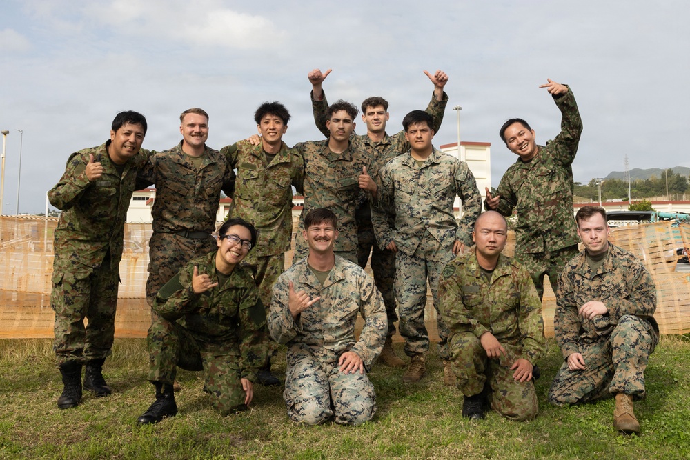 4th Marine Regiment Bilateral NCO Seminar PT