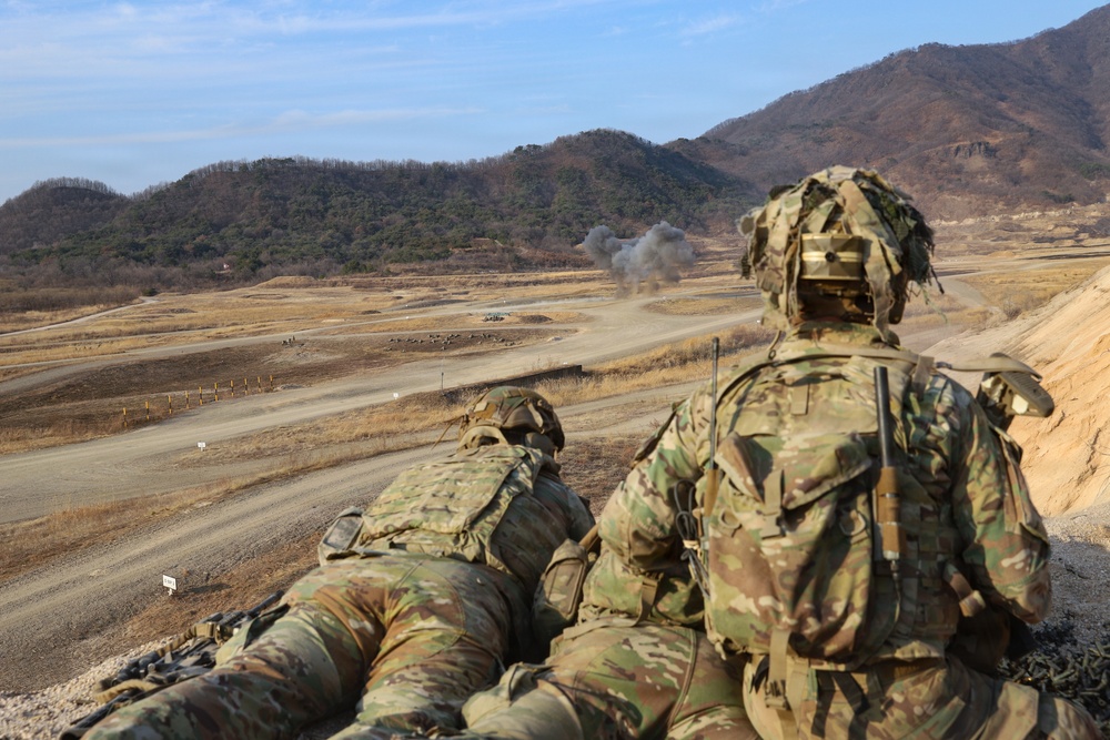 11th Airborne Division Conducts Combined Arms Live Fire Exercise