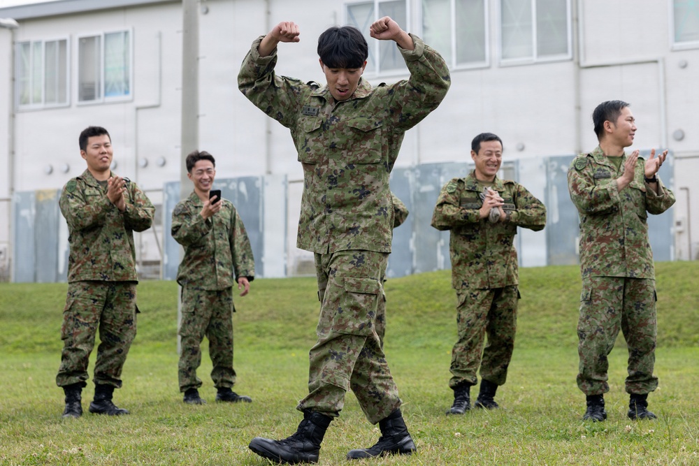 4th Marine Regiment Bilateral NCO Seminar PT