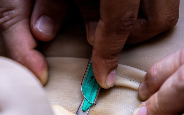 11th MEU Marines, Sailors Conduct TCCC and Patrolling Tactics Training Aboard USS Comstock