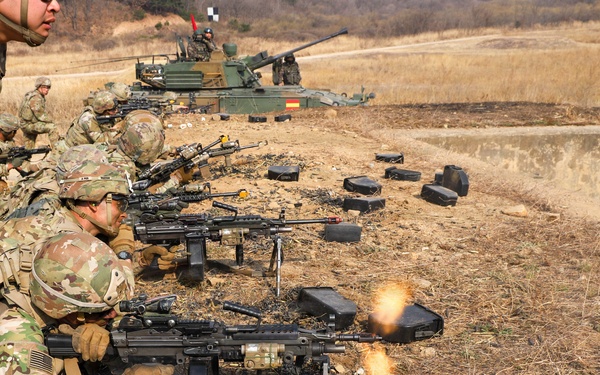 11th Airborne Division Conducts Combined Arms Live Fire Exercise